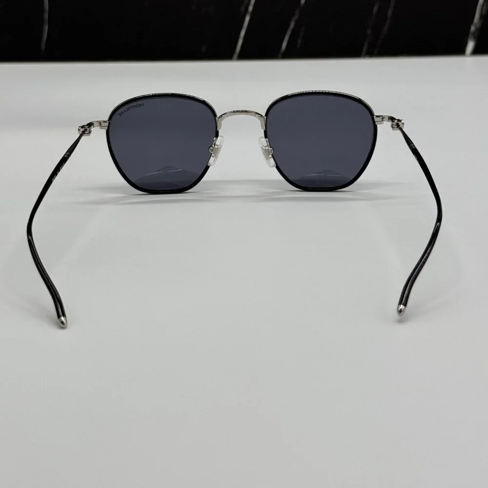 NEW MONTBLANC SUNGLASSES MEN BLACK GRAY EYEWEAR MONTBLANC MB0160S 001